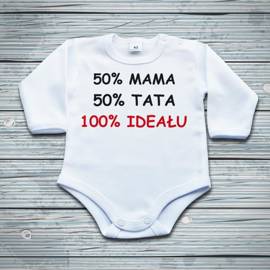 50% MAMA 50% TATA 100% IDEAŁU - body niemowlęce