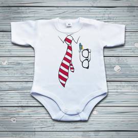 Body z krawatem - body niemowlęce