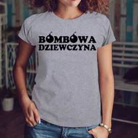 Bombowa dziewczyna - koszulka damska