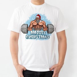 Fitness Santa Claus - koszulka męska