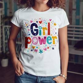 Girl power - koszulka damska