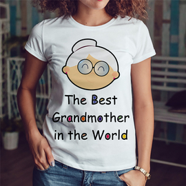 The Best Grandmother in the World - koszulka damska