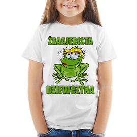 Żaaajebista dziewczyna - koszulka dziecięca
